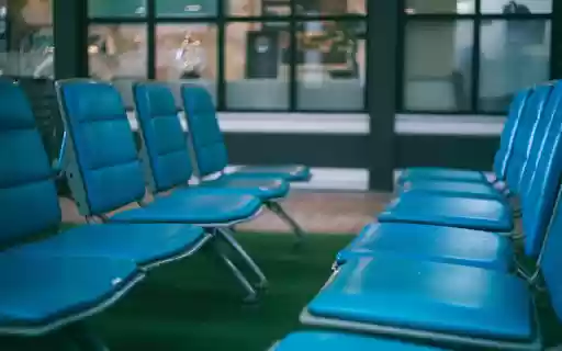 Row of green chairs  from Chrome web store to be run with OffiDocs Chromium online