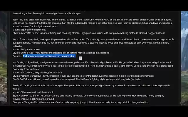 RoyalRoadLegends Proofreading Assistant  from Chrome web store to be run with OffiDocs Chromium online