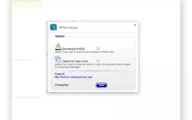 RPNet Helper  from Chrome web store to be run with OffiDocs Chromium online