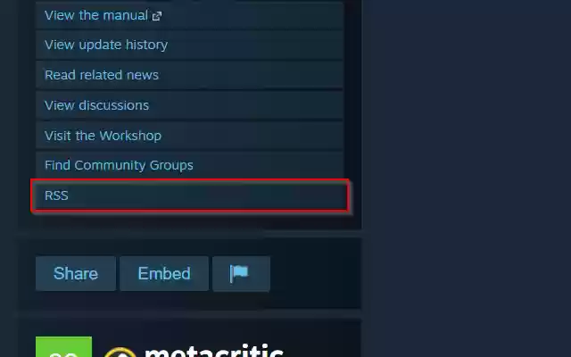 RSS Link for Steam Product Pages from Chrome web store to be run with OffiDocs Chromium online RSS Link for Steam Product Pages from Chrome web store to be run with OffiDocs Chromium online