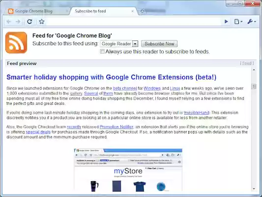 RSS Subscription Extension (by Google) from Chrome web store to be run with OffiDocs Chromium online RSS Subscription Extension (by Google) from Chrome web store to be run with OffiDocs Chromium online