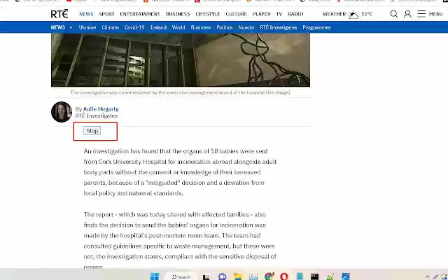 RTE.IE Read Aloud  from Chrome web store to be run with OffiDocs Chromium online