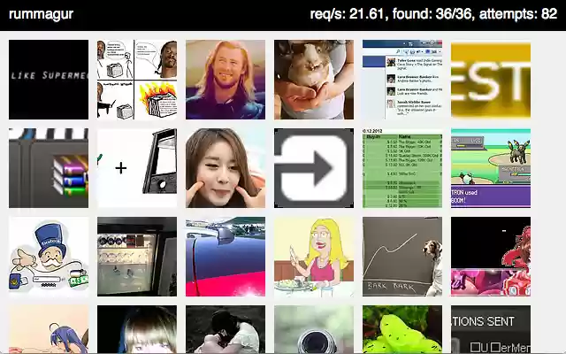 rummagur  from Chrome web store to be run with OffiDocs Chromium online