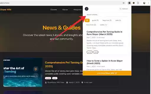 Rune Slayer Search from Chrome web store to be run with OffiDocs Chromium online Rune Slayer Search from Chrome web store to be run with OffiDocs Chromium online