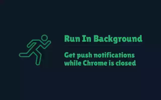 Run In Background  from Chrome web store to be run with OffiDocs Chromium online