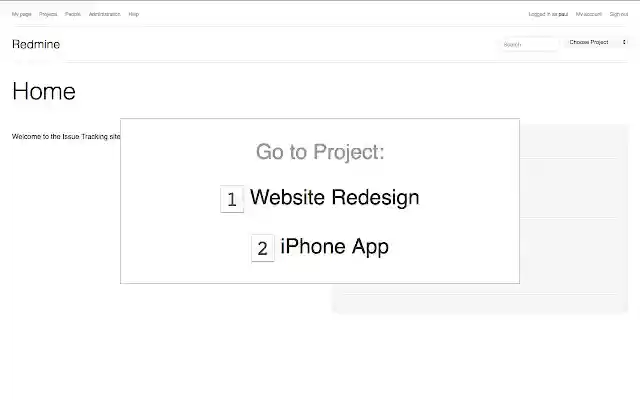 Running Redmine from Chrome web store to be run with OffiDocs Chromium online Running Redmine from Chrome web store to be run with OffiDocs Chromium online