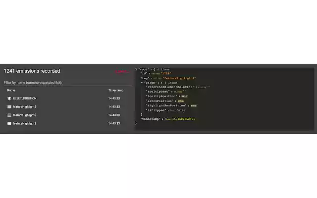 RxJS Devtools  from Chrome web store to be run with OffiDocs Chromium online