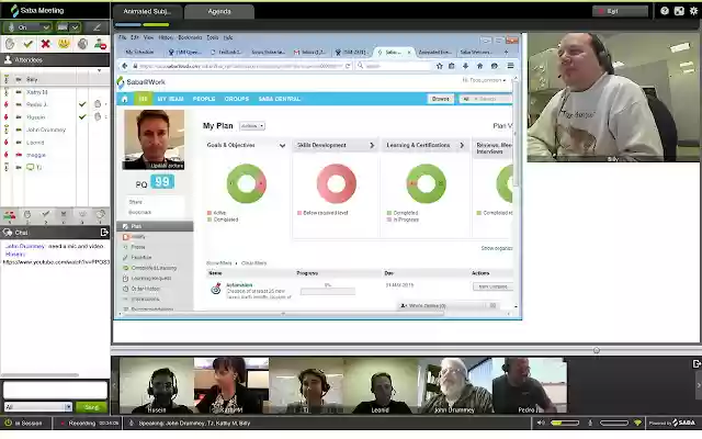 Saba Meeting Chrome Connector  from Chrome web store to be run with OffiDocs Chromium online