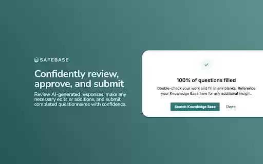 SafeBase Security Questionnaire Plugin  from Chrome web store to be run with OffiDocs Chromium online