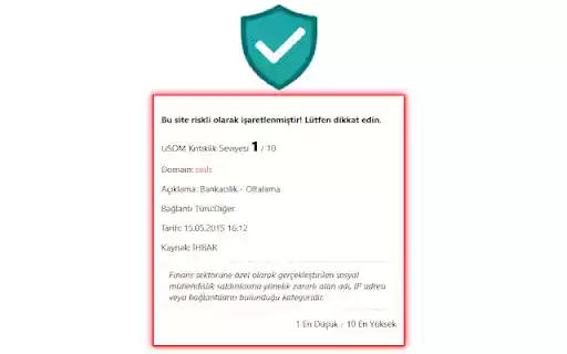 Safe Web Extension  from Chrome web store to be run with OffiDocs Chromium online