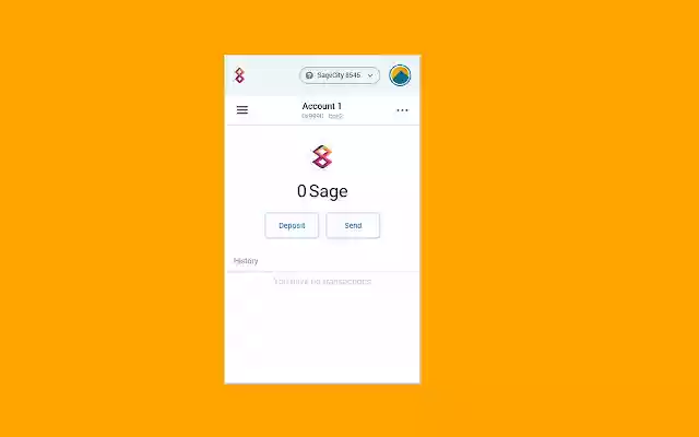 SageWallet  from Chrome web store to be run with OffiDocs Chromium online