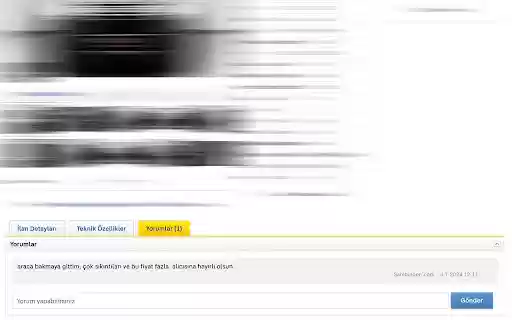 SahibindenExt  from Chrome web store to be run with OffiDocs Chromium online