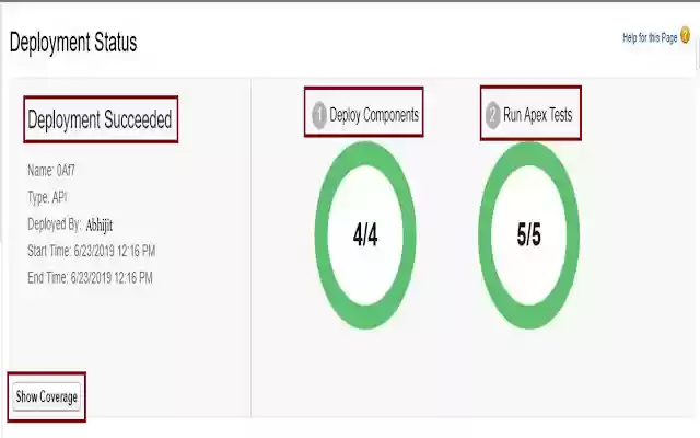 Salesforce Code Coverage  from Chrome web store to be run with OffiDocs Chromium online