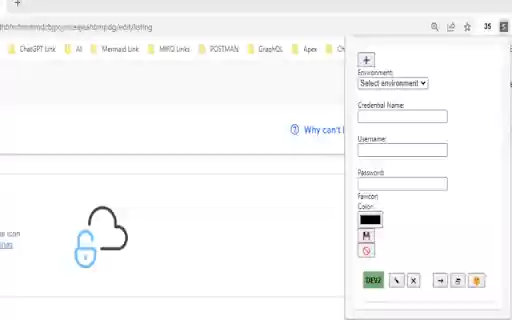 SalesForceFav  from Chrome web store to be run with OffiDocs Chromium online