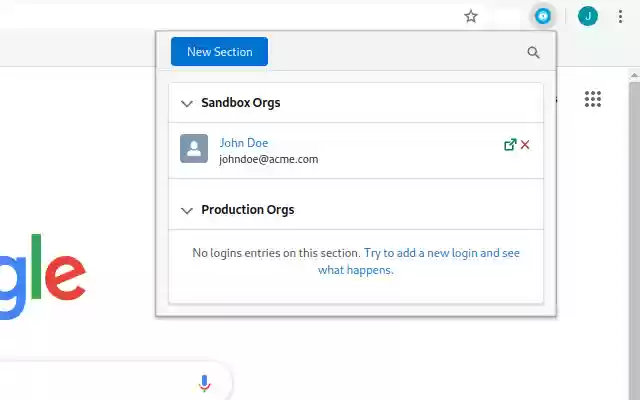 Salesforce OmniLogin  from Chrome web store to be run with OffiDocs Chromium online