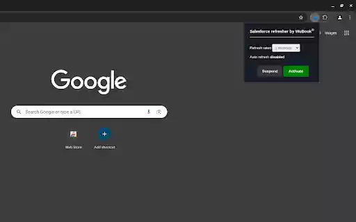 Salesforce refresher by WuBook  from Chrome web store to be run with OffiDocs Chromium online