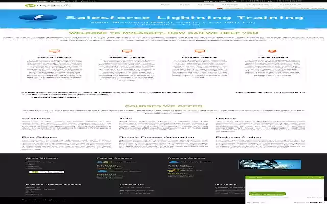 Salesforce Training in Hyderabad  from Chrome web store to be run with OffiDocs Chromium online