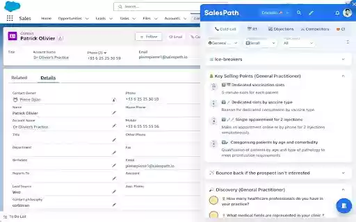 SalesPath  from Chrome web store to be run with OffiDocs Chromium online