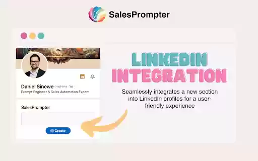 SalesPrompter | ChatGPT™ for LinkedIn™  from Chrome web store to be run with OffiDocs Chromium online