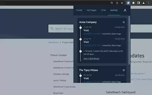 SalesReach from Chrome web store to be run with OffiDocs Chromium online SalesReach from Chrome web store to be run with OffiDocs Chromium online