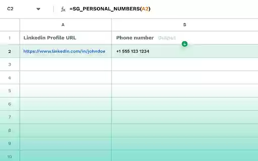 Sapiengraph Fresh B2B Data in Sheets  from Chrome web store to be run with OffiDocs Chromium online