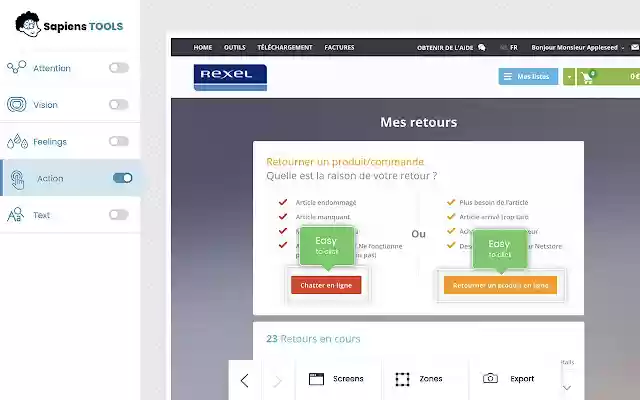 SapiensTools  from Chrome web store to be run with OffiDocs Chromium online