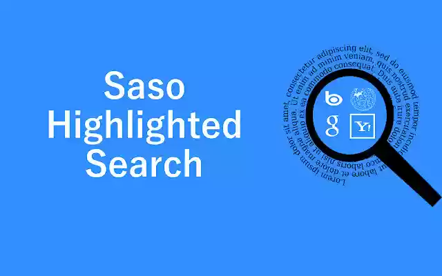 Saso Highlighted Search  from Chrome web store to be run with OffiDocs Chromium online