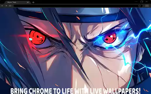 Sasuke Uchiha Chidori Live Wallpaper  from Chrome web store to be run with OffiDocs Chromium online