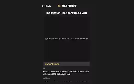 SatProof Wallet  from Chrome web store to be run with OffiDocs Chromium online