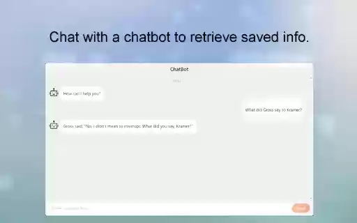 Save2Chat  from Chrome web store to be run with OffiDocs Chromium online