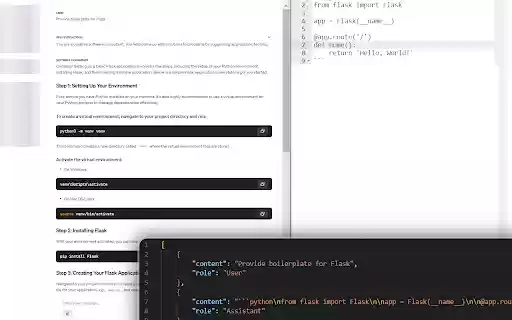 Save Assistant Thread  from Chrome web store to be run with OffiDocs Chromium online