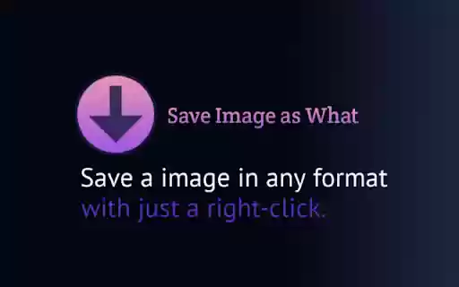 Save Image As What  from Chrome web store to be run with OffiDocs Chromium online