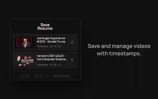 Save  Resume  from Chrome web store to be run with OffiDocs Chromium online