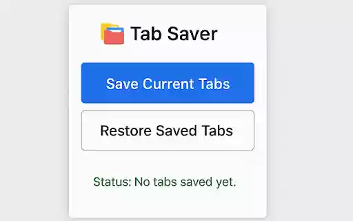 Save Tabs – Save and Restore Your Browser Tabs  from Chrome web store to be run with OffiDocs Chromium online