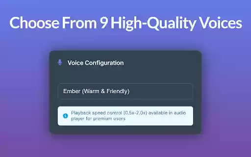 Save the ChatGpt voice  from Chrome web store to be run with OffiDocs Chromium online