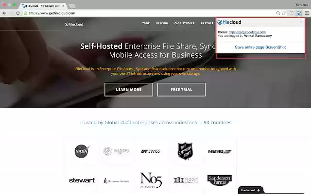 Save to FileCloud from Chrome web store to be run with OffiDocs Chromium online Save to FileCloud from Chrome web store to be run with OffiDocs Chromium online