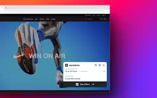 Savewise: Cashback, Miles,  Points Rewards Comparison  from Chrome web store to be run with OffiDocs Chromium online