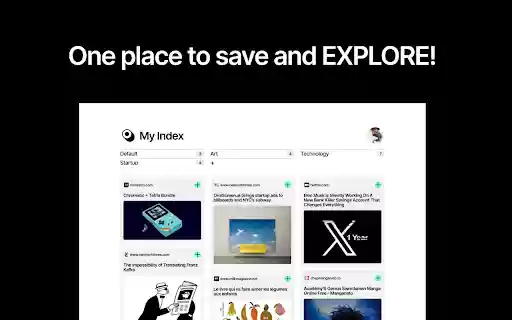Save with Indexit.ai your lifestyle  knowledge AI assistant  from Chrome web store to be run with OffiDocs Chromium online