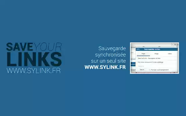 SaveYourLinks  from Chrome web store to be run with OffiDocs Chromium online