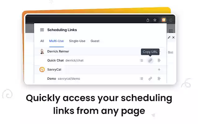 SavvyCal: Meeting Scheduling Software  from Chrome web store to be run with OffiDocs Chromium online