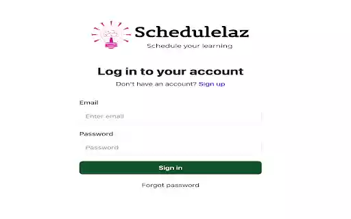 Schedulelaz from Chrome web store to be run with OffiDocs Chromium online Schedulelaz from Chrome web store to be run with OffiDocs Chromium online
