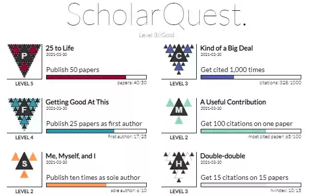 ScholarQuest  from Chrome web store to be run with OffiDocs Chromium online