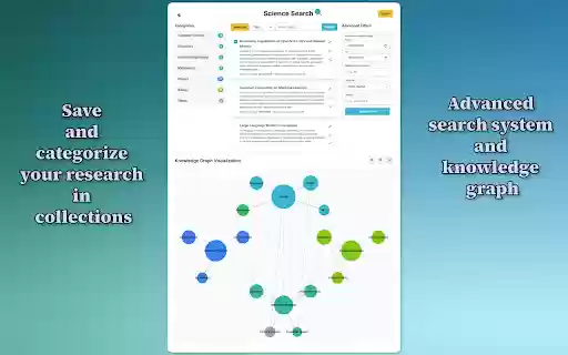 Science Search | Instant AI Powered Research on Text  Videos  from Chrome web store to be run with OffiDocs Chromium online