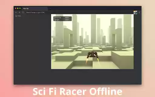 Sci Fi Racer Offline  from Chrome web store to be run with OffiDocs Chromium online