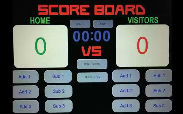 Score Board Keeper from Chrome web store to be run with OffiDocs Chromium online Score Board Keeper from Chrome web store to be run with OffiDocs Chromium online