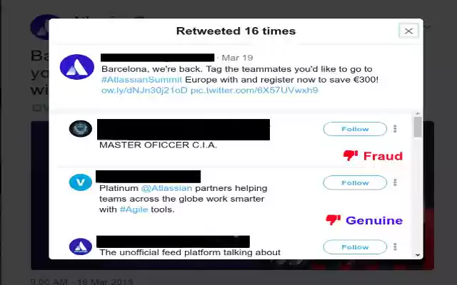 SCoRe+ Spotting Collusive Retweeters from Chrome web store to be run with OffiDocs Chromium online SCoRe+ Spotting Collusive Retweeters from Chrome web store to be run with OffiDocs Chromium online