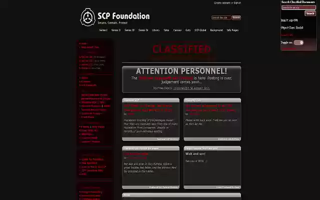 scp viewing Enhancer із веб-магазину Chrome для запуску з OffiDocs Chromium онлайн
