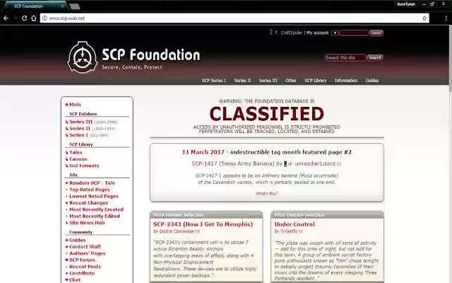 SCP Wiki Tools  from Chrome web store to be run with OffiDocs Chromium online SCP Wiki Tools  from Chrome web store to be run with OffiDocs Chromium online