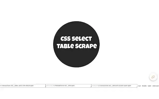 Scrape rows from Chrome web store to be run with OffiDocs Chromium online Scrape rows from Chrome web store to be run with OffiDocs Chromium online