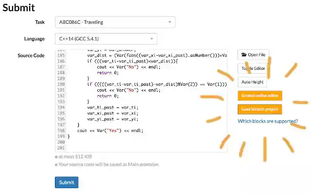 Scratchers AtCoder from Chrome web store to be run with OffiDocs Chromium online Scratchers AtCoder from Chrome web store to be run with OffiDocs Chromium online